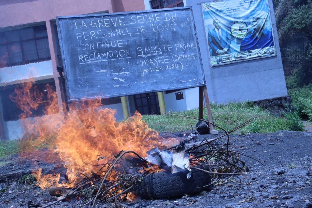 Reprise du service minimum par les agents de l’OVG à Goma