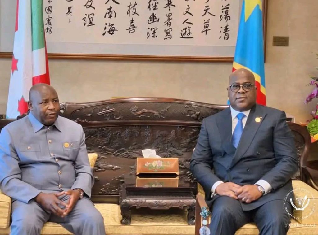 Échange fraternel entre Félix Tshisekedi et Evariste ndahisimiye
