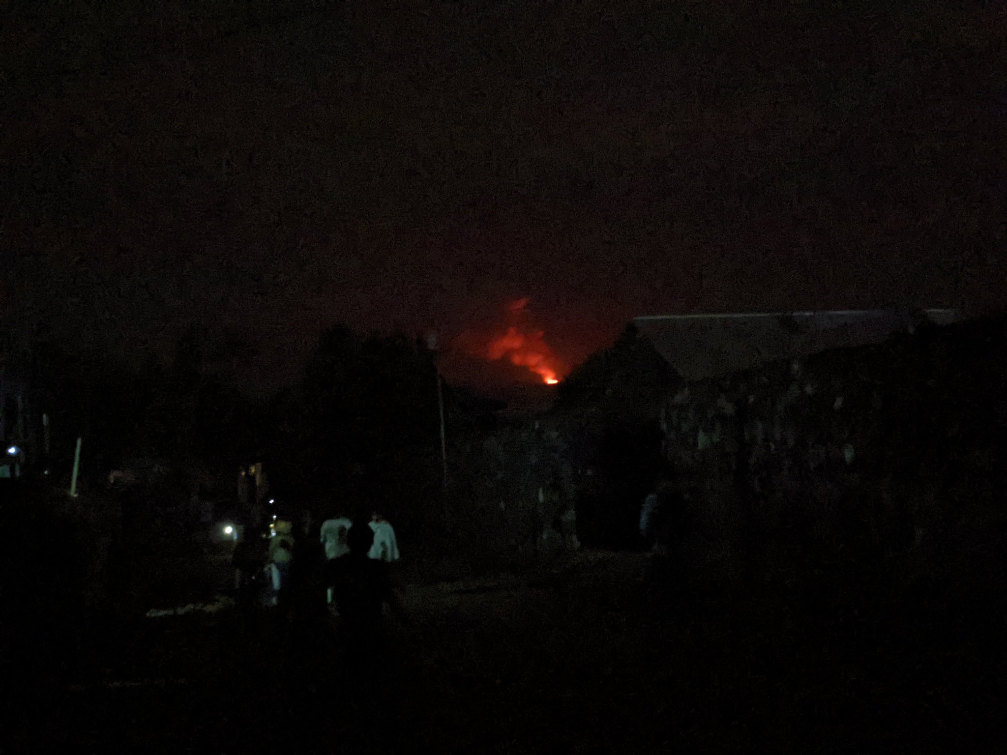 Éruption du volcan Nyamulagira, voisin de Nyiragongo