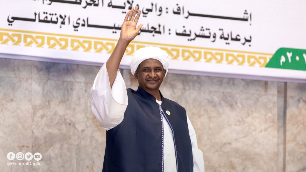 Algoney Hamdan Daglo, haut responsable des FSR, sanctionné par les USA