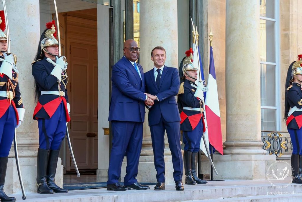 Rencontre au sommet entre Félix Tshisekedi et Emmanuel Macron à l’Élysée