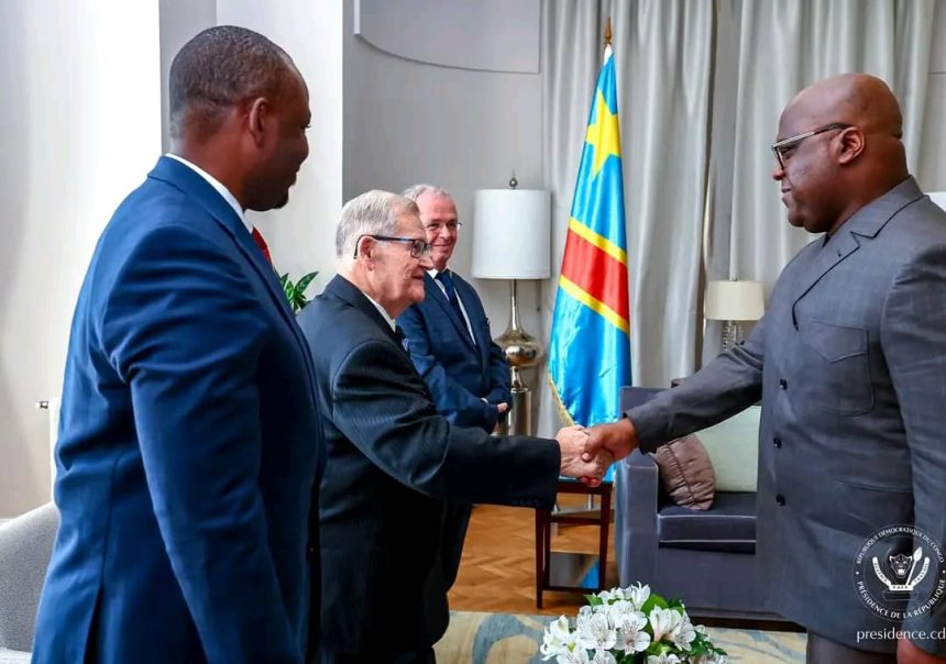 Félix TSHISEKEDI Échange avec les hommes d'affaires Hongrois avant de clore sa visite d'État