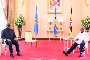 Félix TSHISEKEDI à Kampala pour une visite officielle chez MUSEVENI