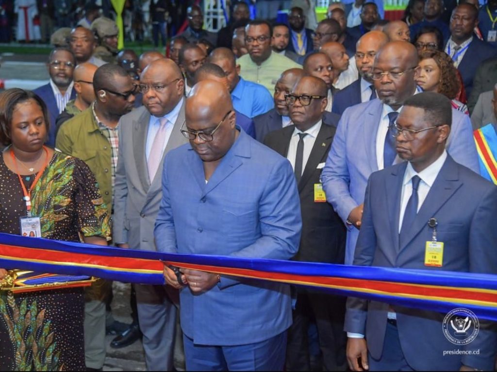 Le président Félix Tshisekedi inaugure l’aéroport international de Bangoka rénové
