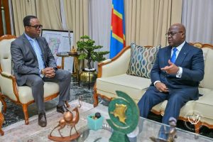 RDC : Le Président Félix Tshisekedi a reçu le Mwami Jean-Baptiste Ndeze, Vice-Ministre des Affaires Coutumières Le Président Félix Tshisekedi a reçu le Mwami Jean-Baptiste Ndeze, Vice-Ministre des Affaires Coutumières