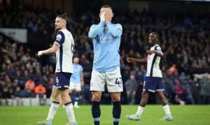 Premier League : Manchester City gifflé à l'etihad par Tottenham Manchester City gifflé à l'etihad par Tottenham