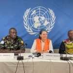 Vivian Van de Perre, Représente spéciale adjointe du Secrétaire général de l’ONU a expliqué que la présence de la MONUSCO permet de faire le suivi des négociations entre le Rwanda et le gouvernement congolais