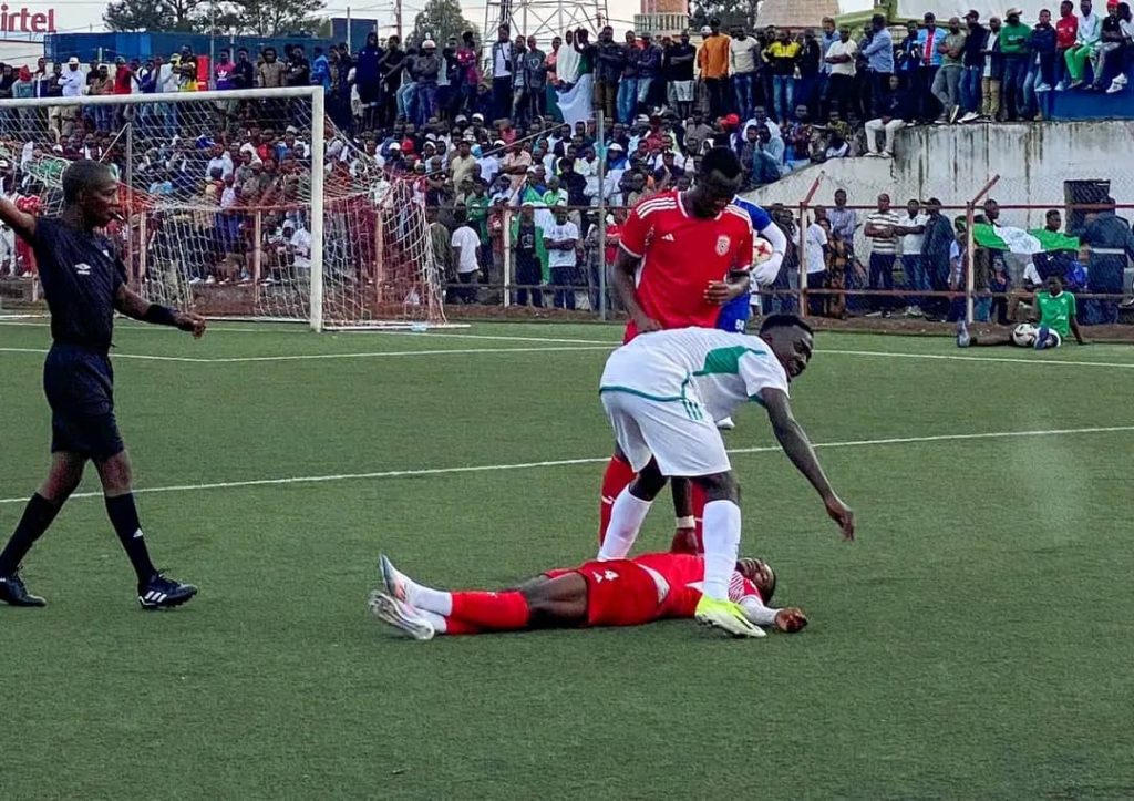 Un joueur échappe a la mort grâce à l’intervention rapide au Stade de l'Unité de Goma