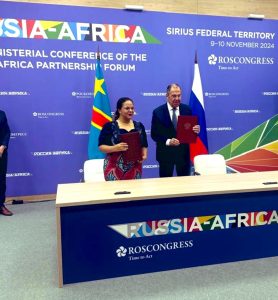 Moscou et Kinshasa signent un accord de partenariat politique