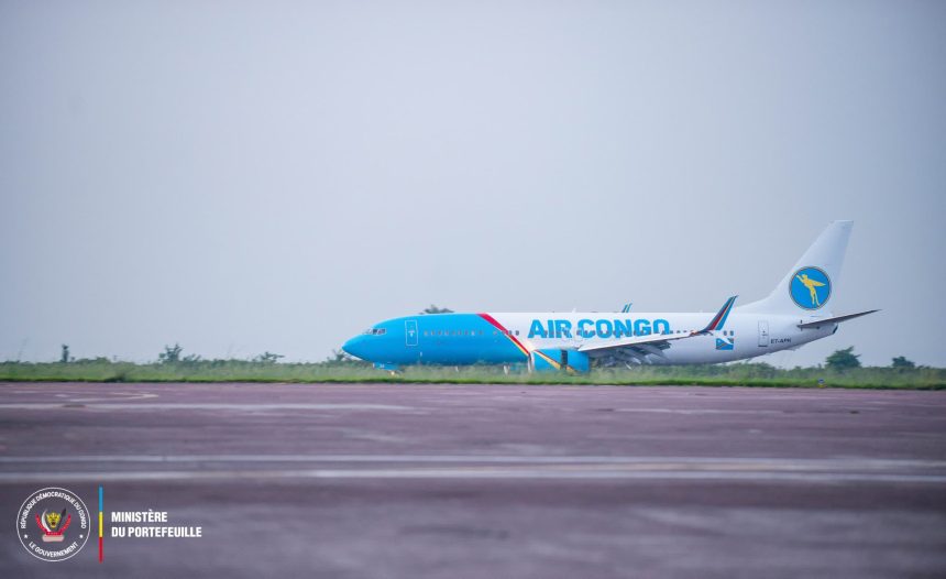 Le premier avion d’Air Congo atterri à Kinshasa