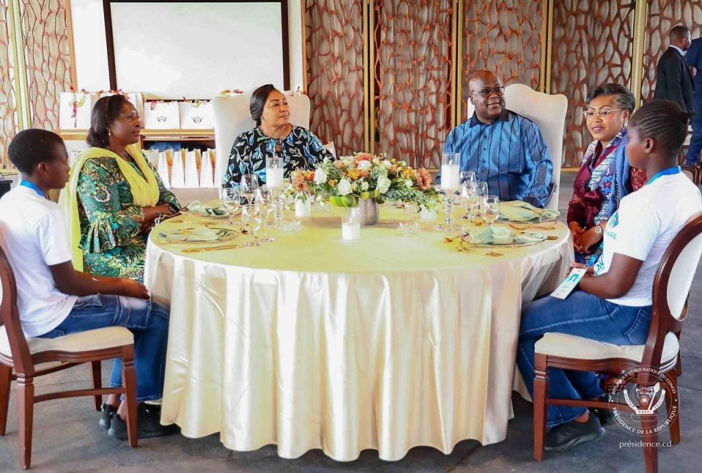 Félix Tshisekedi rencontre 50 enfants déplacés de guerre du Nord-Kivu