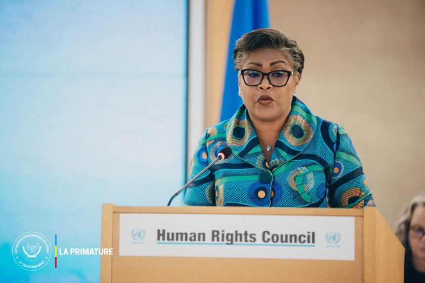 Judith Suminwa Appelle l'ONU à Imposer des Sanctions contre le Rwanda