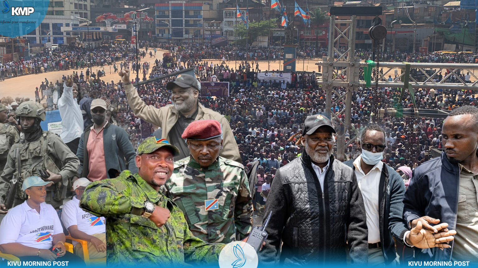 RDC: 11 morts et 70 blessés dans deux explosions lors du meeting de Nanga à Bukavu Réunion des rebelles du M23 à Bukavu. 11 personnes ont perdu la vie.
