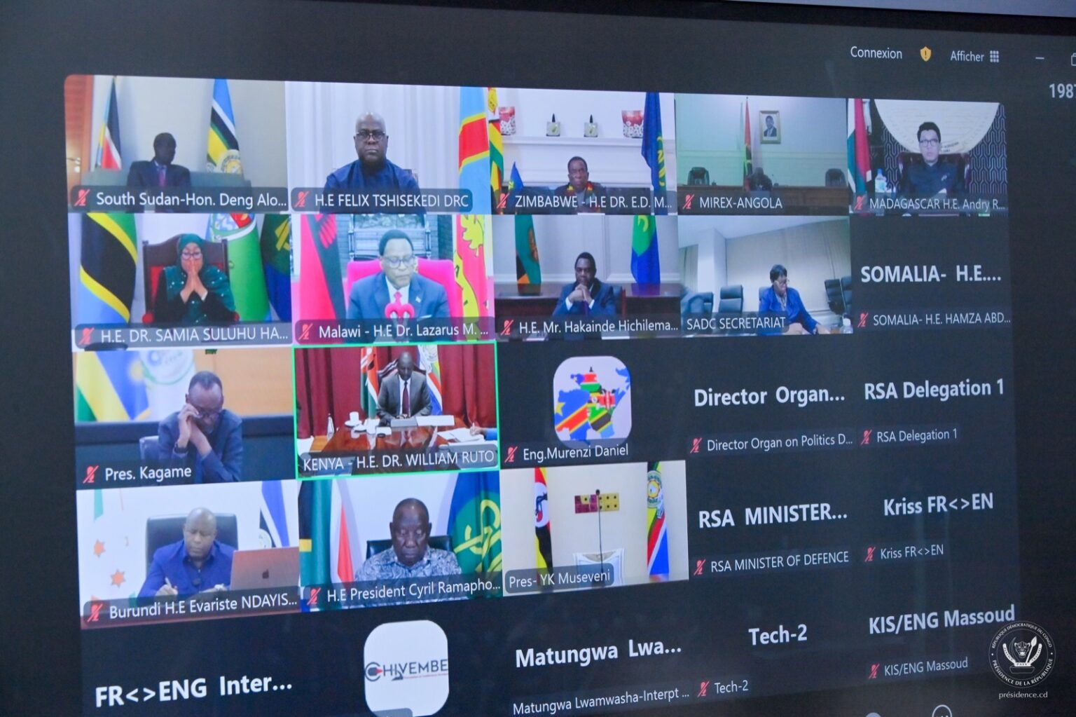 Cinq anciens chefs d’État désignés facilitateurs pour la RDC