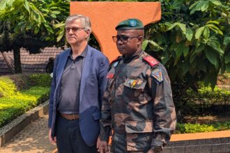 L'arrivée de Jean-Pierre Lacroix, Secrétaire général adjoint de l'ONU chargé des opérations de paix à Beni dans la province du Nord-Kivu