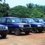 La MONUSCO remet 6 véhicules à la police pour sa mobilité