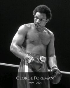 Le monde de la boxe est en deuil. George Foreman, surnommé “Big George”, l’un des plus grands champions de l’histoire de la boxe poids lourds, s’est éteint ce vendredi à l’âge de 76 ans