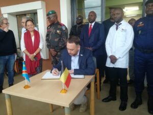 À Beni, Maxime Prévôt réaffirme l'engagement Belge pour la paix en RDC