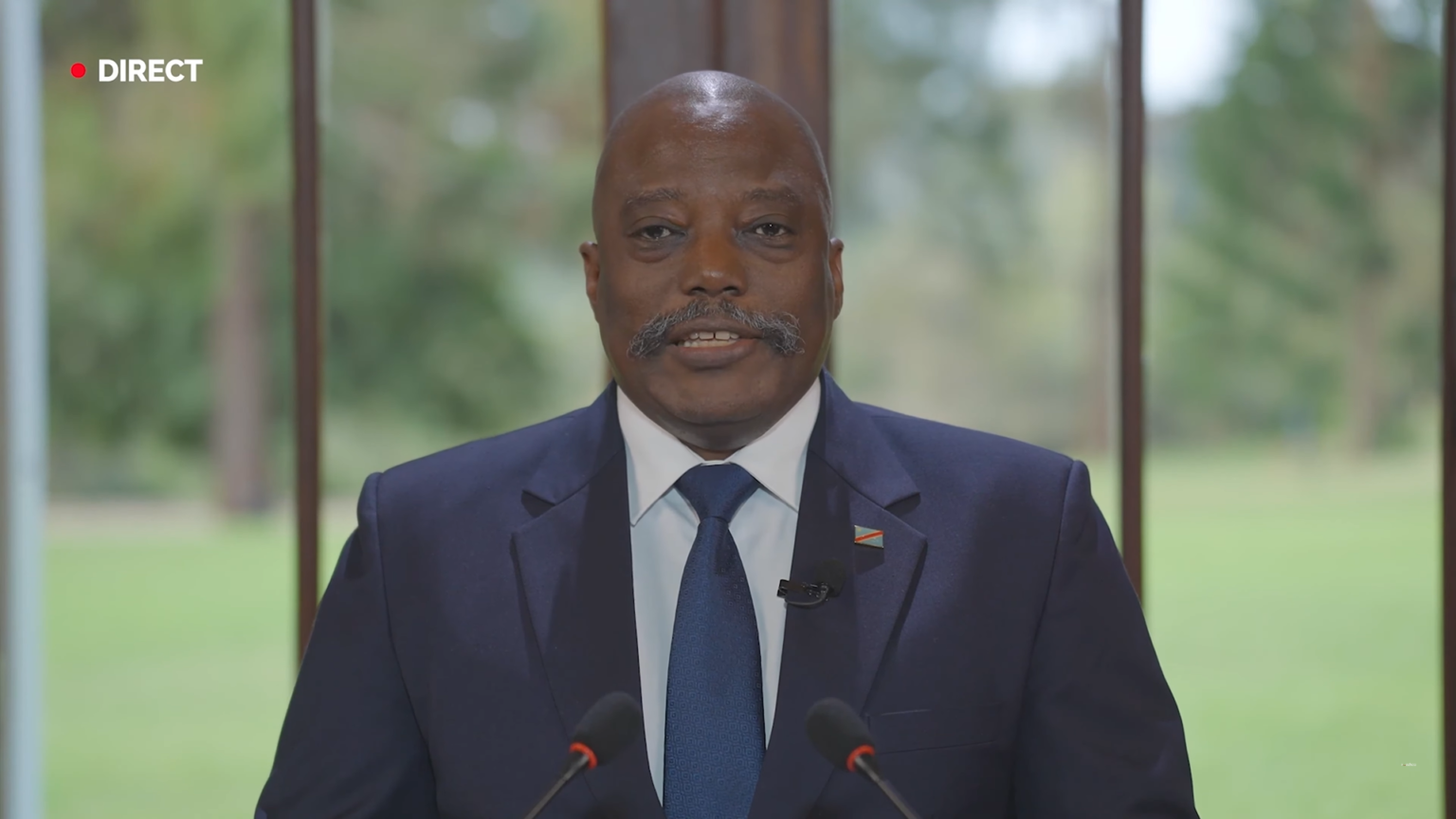 Joseph KABILA à Goma ville sous contrôle de l'AFC-M23