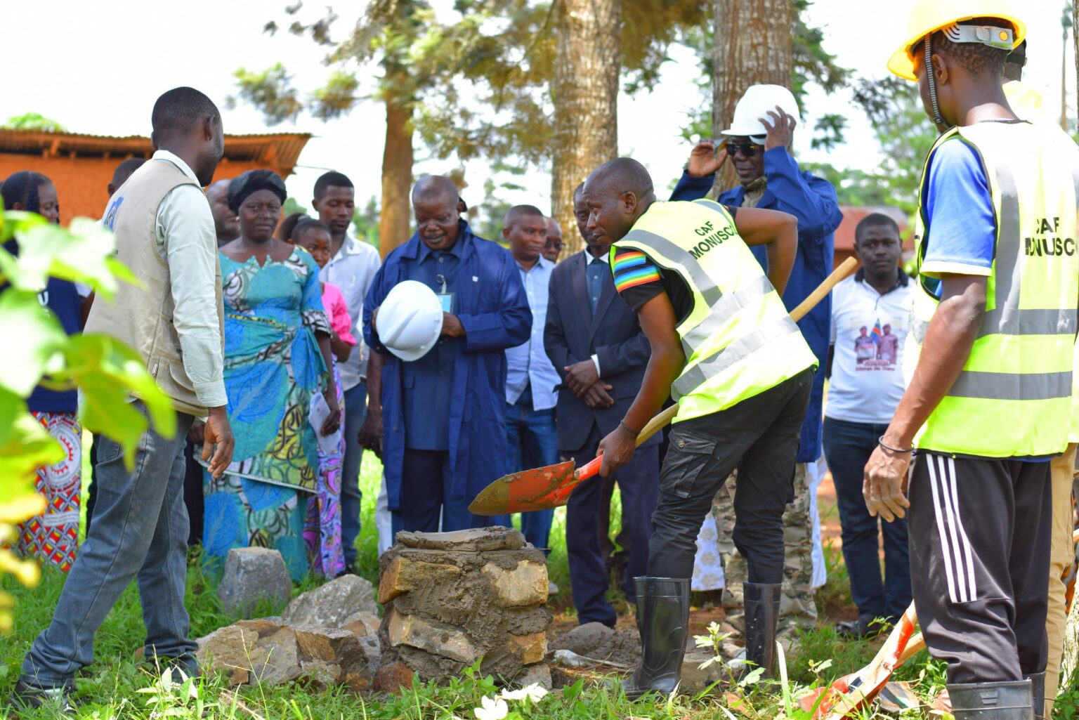 La MONUSCO construit un bâtiment pour abriter des services de l’Etat à Oicha
