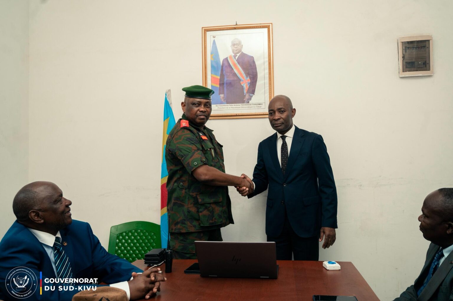 Évaluation des opérations Sukola 2 Sud-Kivu par le nouveau commandant région
