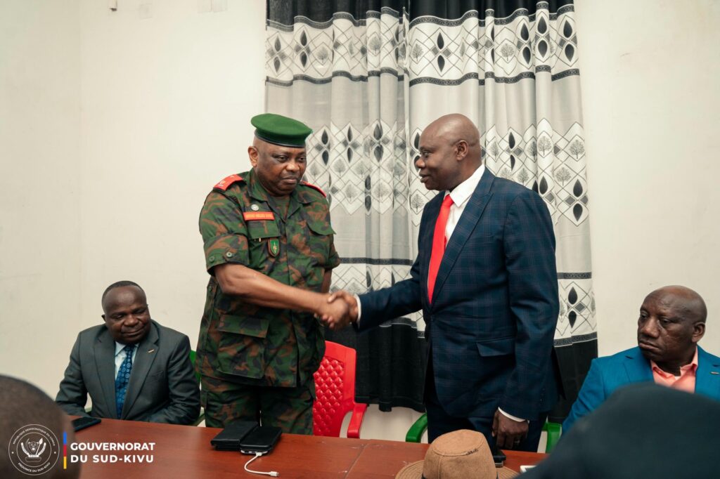 Évaluation des opérations Sukola 2 Sud-Kivu par le nouveau commandant région
