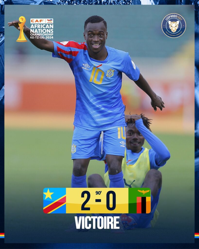 Victoire des Léopards face aux Chipolopolos de la Zambie