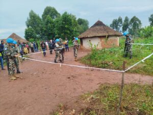 Visite du commandant de la force de la MONUSCO en Ituri pour évaluer la sécurité