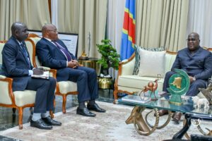 RDC : Tshisekedi reçoit l'ambassadeur sortant du Congo-Brazzaville pour des adieux Tshisekedi reçoit l'ambassadeur sortant du Congo-Brazzaville pour des adieux