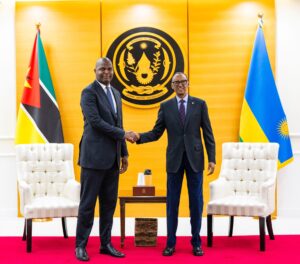 Première visite officielle du président du Mozambique, Daniel Chapo, à Kigali