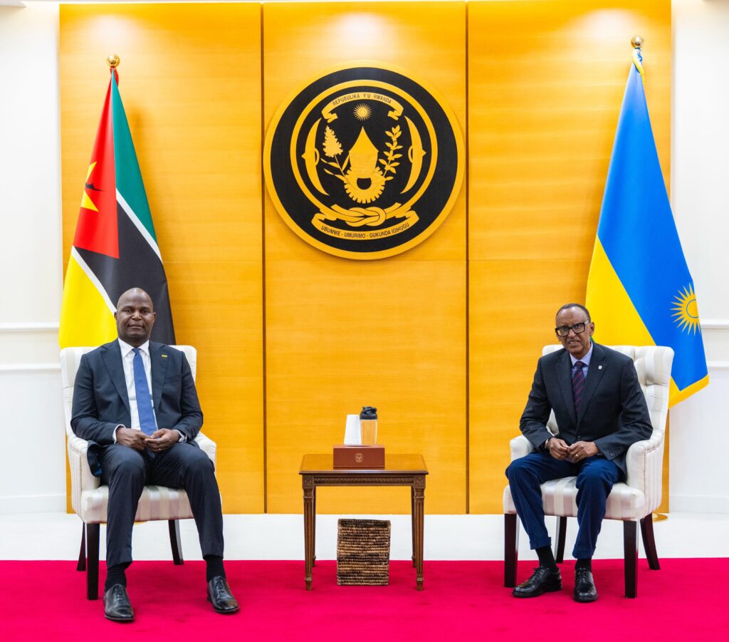 Première visite officielle du président du Mozambique, Daniel Chapo, à Kigali