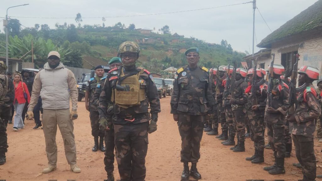 Le Général Somo Kakule à Lubero pour des échanges sur la sécurité
