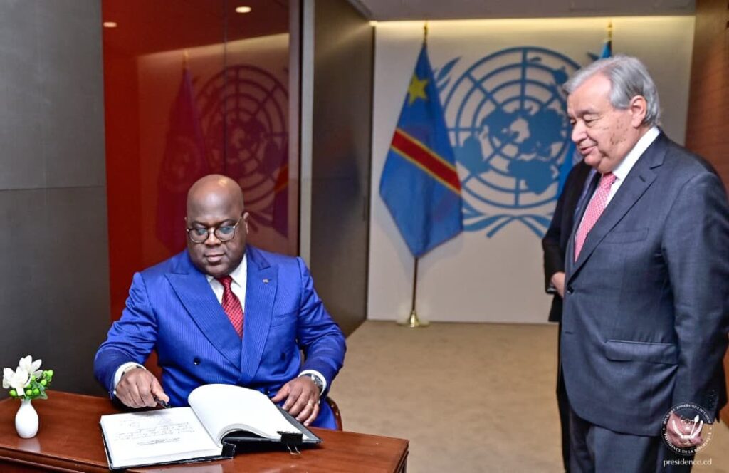 À New York, le président Félix-Antoine Tshisekedi annonce des avancées significatives dans les négociations pour un échange de prisonniers avec le M23