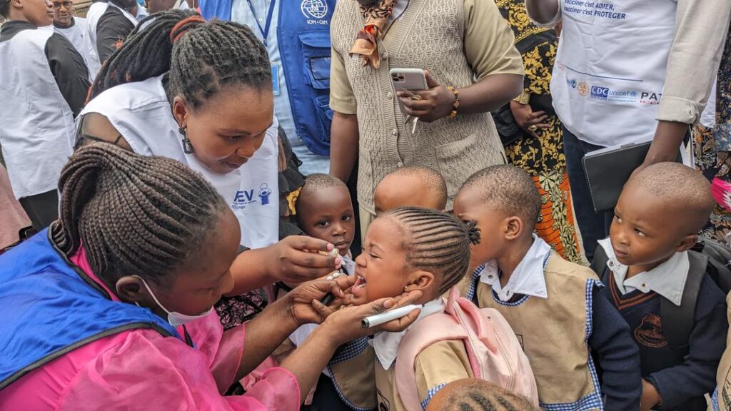 Plus de 1,5 million d’enfants attendus dans la campagne de vaccination contre la poliomyélite