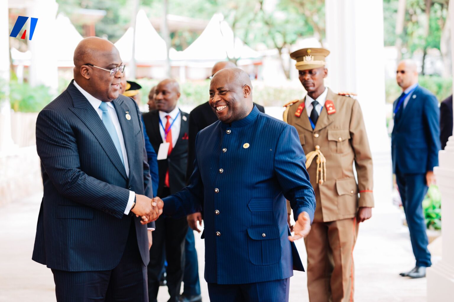 Mondial 2026 : Ndayishimiye salue l’exploit des Léopards, « un symbole d’unité et d’espoir pour l’Afrique » Le Président Ndayishimiye échange une délégation de l'AFC-M23