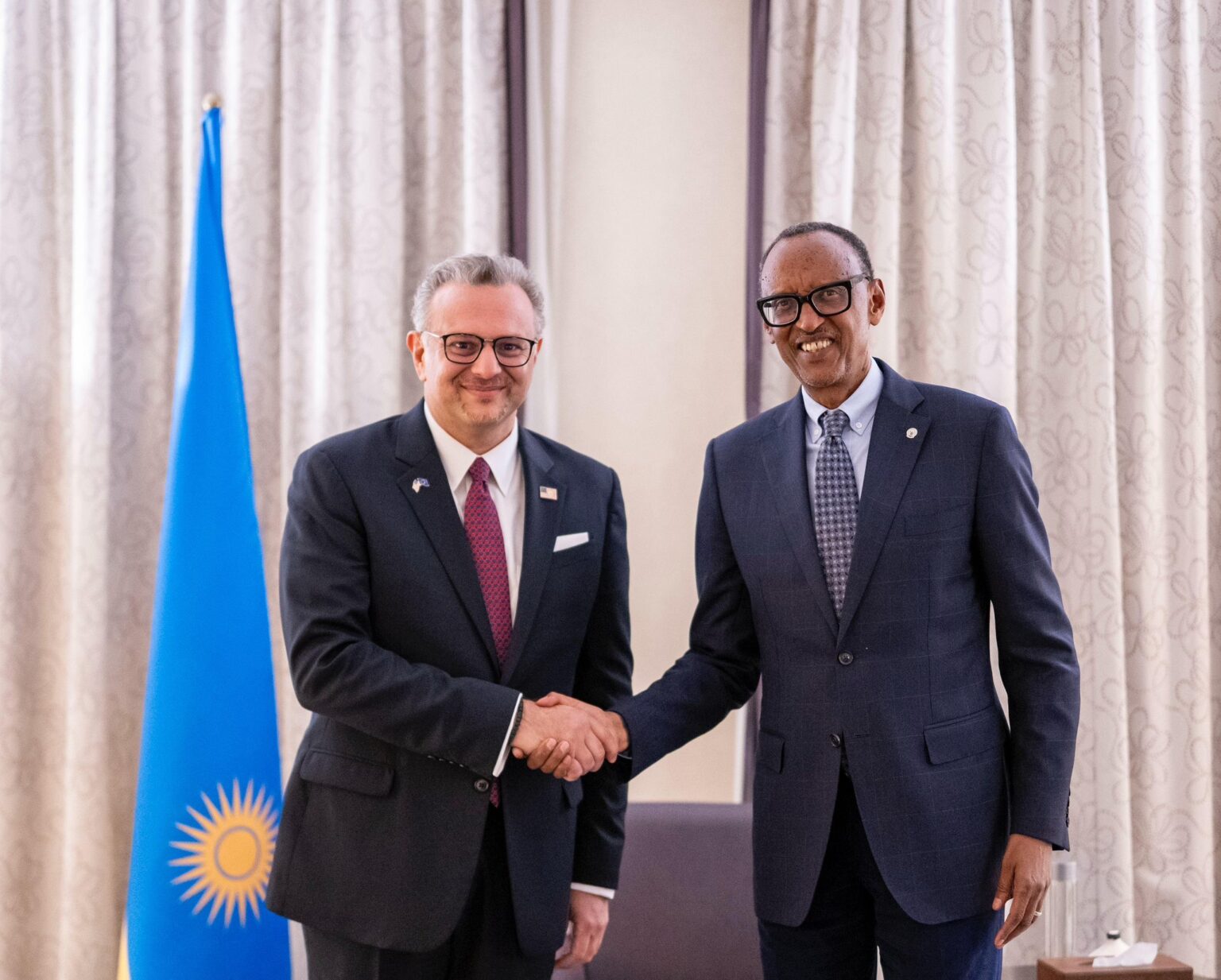 Échange entre Massad Boulos et Paul Kagame sur la situation dans la région des Grands Lacs