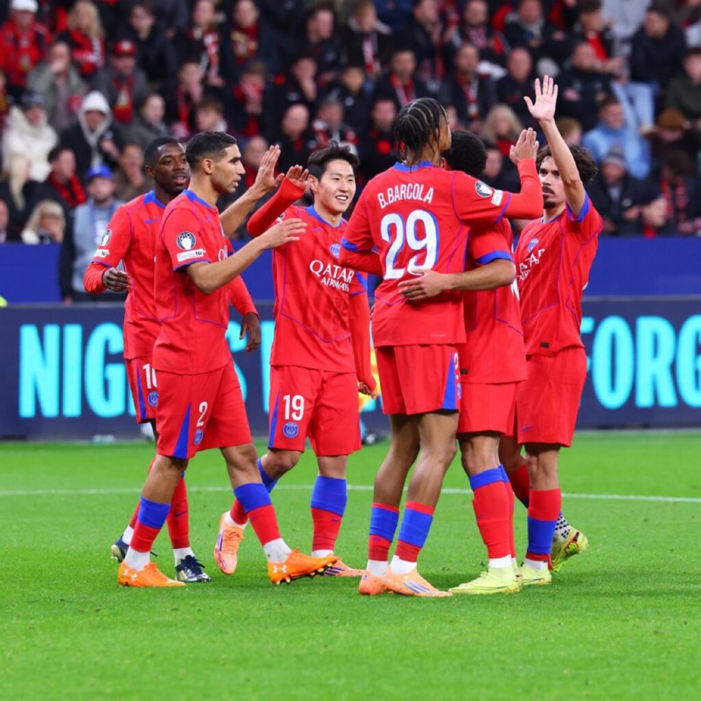 Le Paris Saint-Germain écrase le Bayer Leverkusen