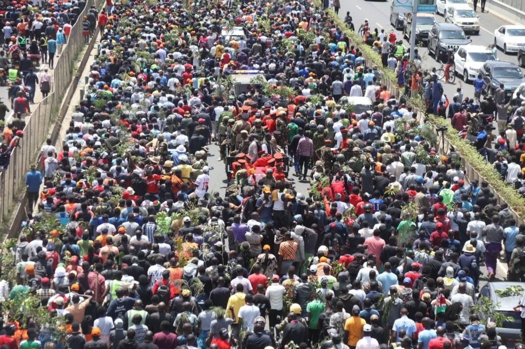 Chaos lors des Hommages à Raila Odinga