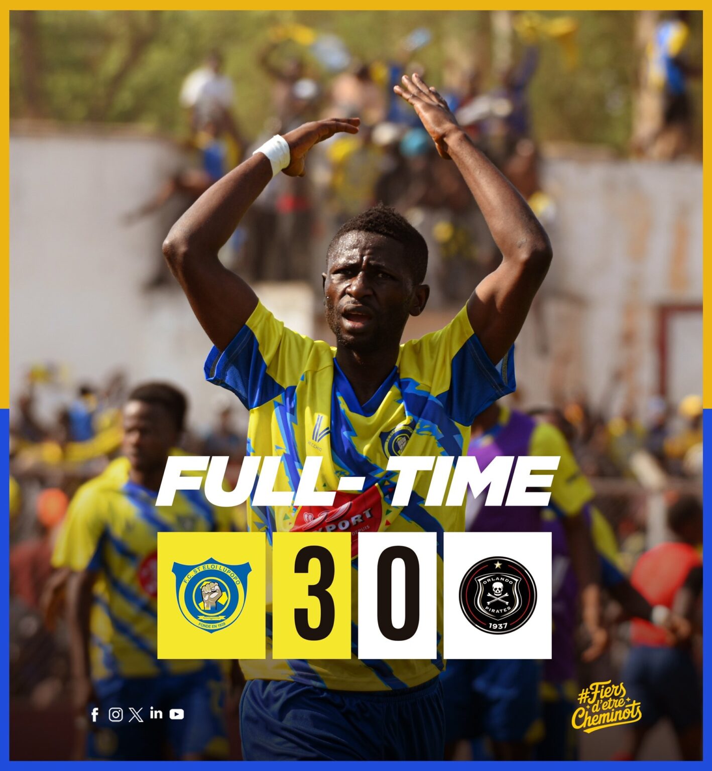 Lupopo écrase Orlando Pirates et se rapproche de la qualification