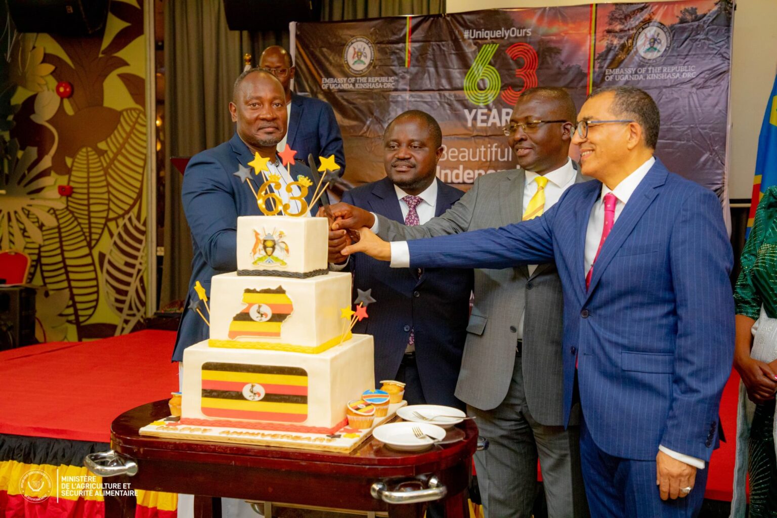 L’ambassade de l’Ouganda célèbre le 63ᵉ anniversaire d'indépendance de son pays à Kinshasa