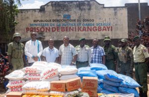 L’ICCN remet des vivres à la prison centrale de Kangbayi pour lutter contre la malnutrition