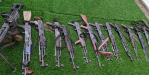 Une importante cache d’armes de la milice Zaïre/CRP découverte par l’armée