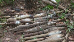 Ituri : les FARDC découvrent une importante cache d’armes à Djugu Ituri : les FARDC découvrent une importante cache d’armes à Djugu
