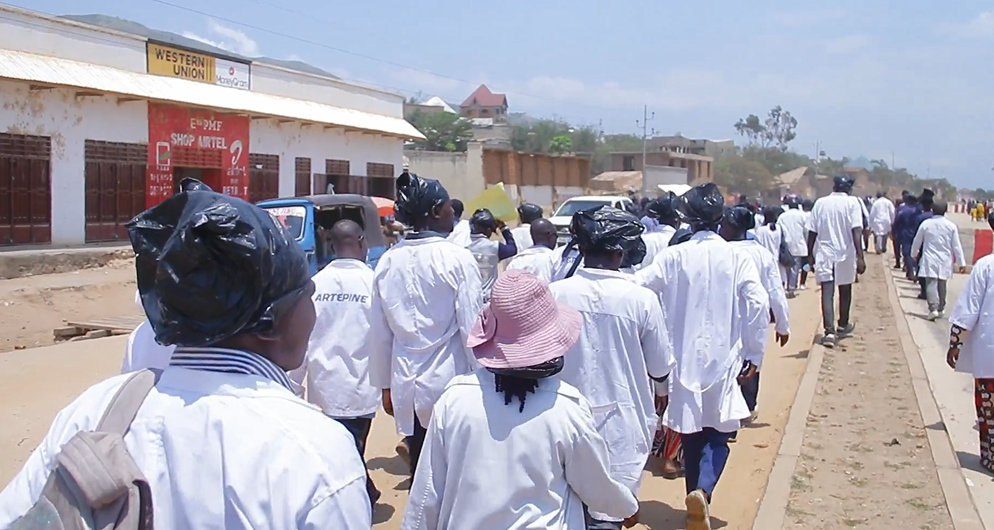 Uvira : les infirmiers maintiennent la grève sèche pour réclamer leurs salaires