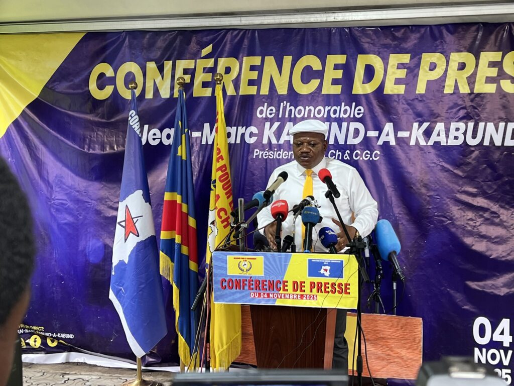 Jean-Marc Kabund accuse Tshisekedi de dérive autoritaire et appelle à une marche pacifique