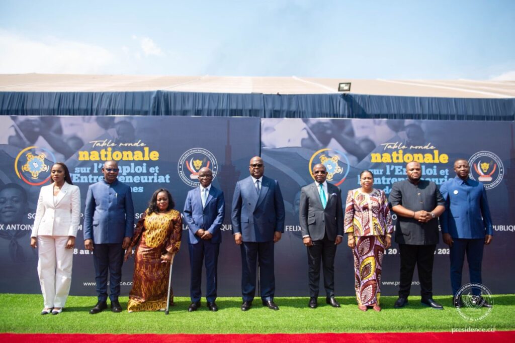 Félix Tshisekedi lance la Table ronde nationale sur l’emploi des jeunes
