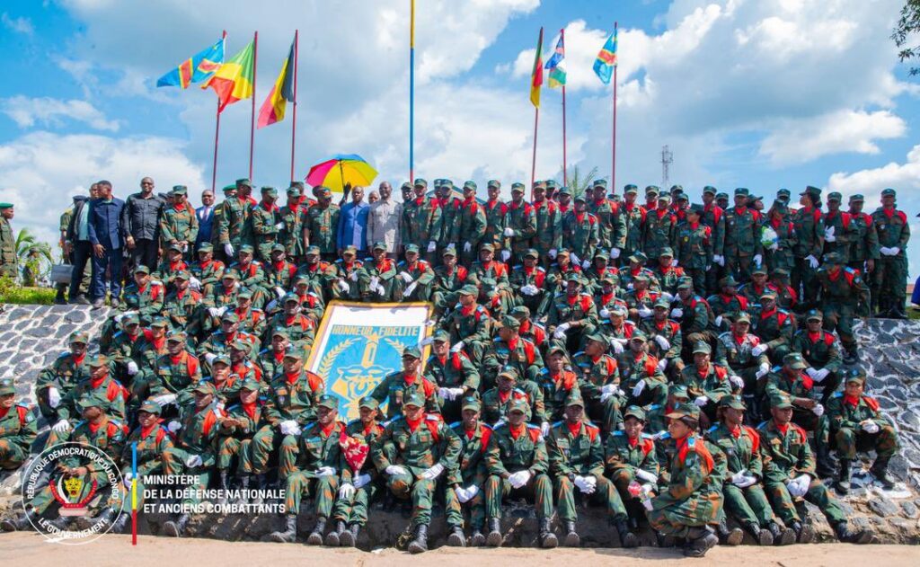 135 nouveaux officiers prêtent serment à l’académie militaire de Kananga