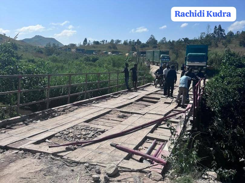 Axe Bunia–Kasenyi coupé après la dégradation du pont Mbogi
