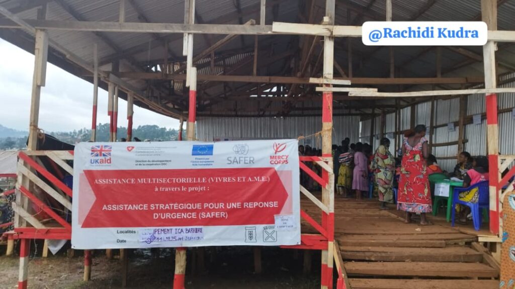 Ituri : Mercy Corps renforce son aide d’urgence aux déplacés de Nizi et Iga Barrière