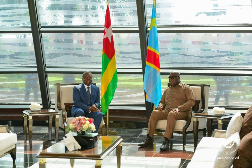 le président Togolais à Kinshasa pour renforcer les stratégies de la fin de la crise sécuritaire en RDC